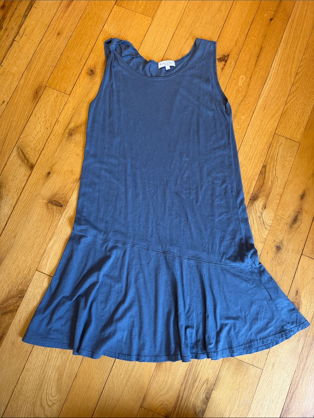 Michael Stars Sleeveless Drop Hem Dress in Slate Blue Size XS - C69-032